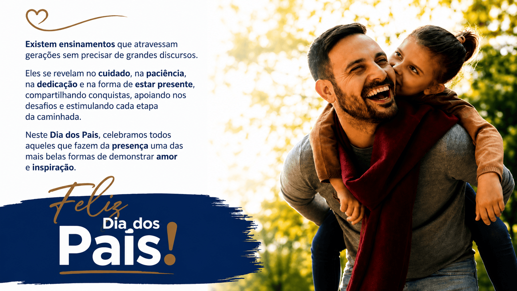 Feliz dia dos Pais!
