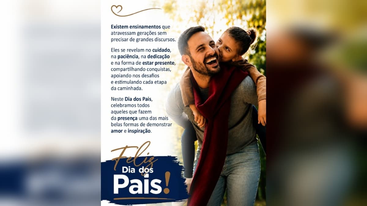 Feliz dia dos Pais!